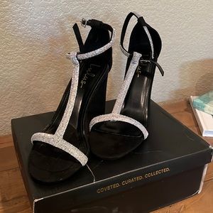 Lulus sparkle T-Strap heels